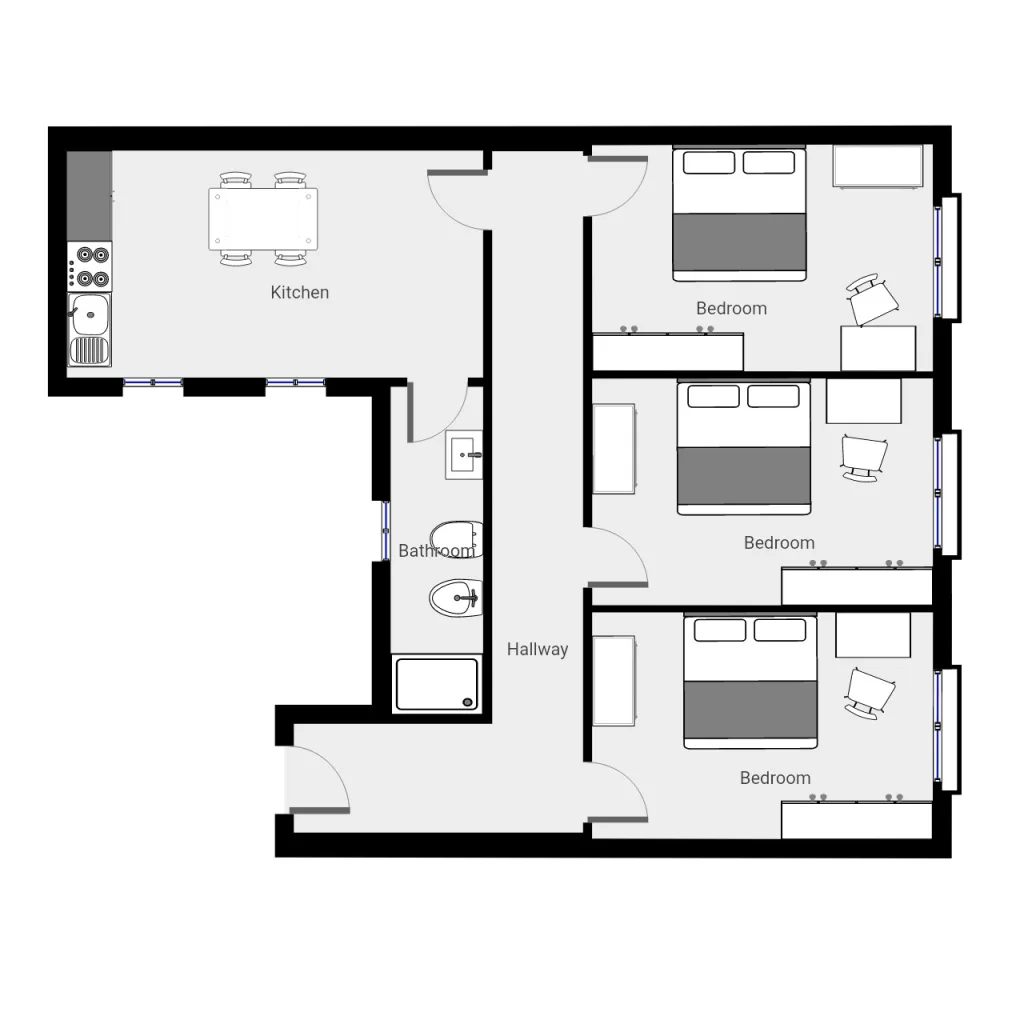 Planimetria Home suite Angela