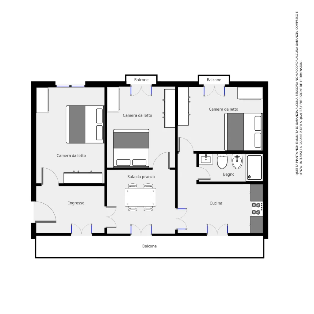 Planimetria Home suite Galfer