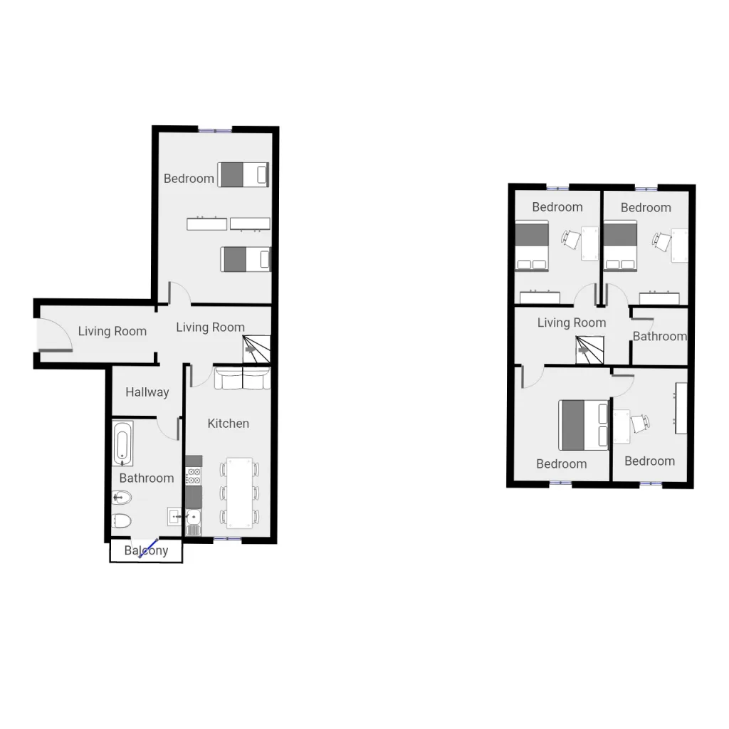 Planimetria Home suite Letizia