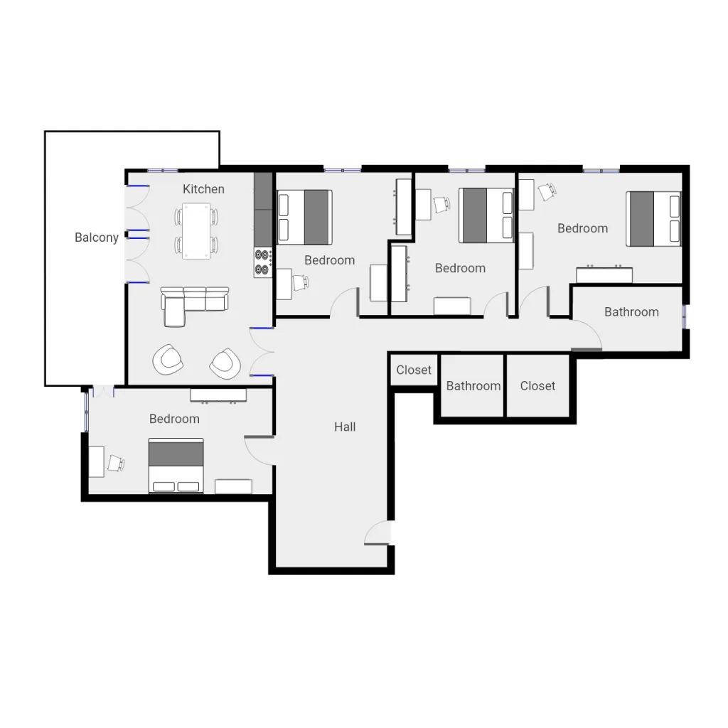 Planimetria Home suite Martina